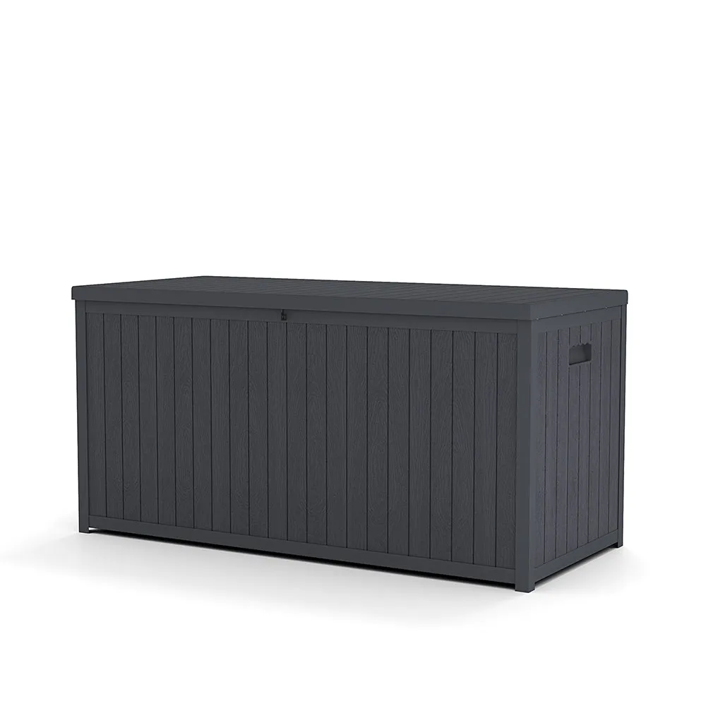 125cm L Outdoor Grey Storage Deck Box - Large Size