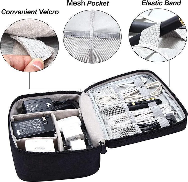 2 Layer Gadget Pouch Organizer