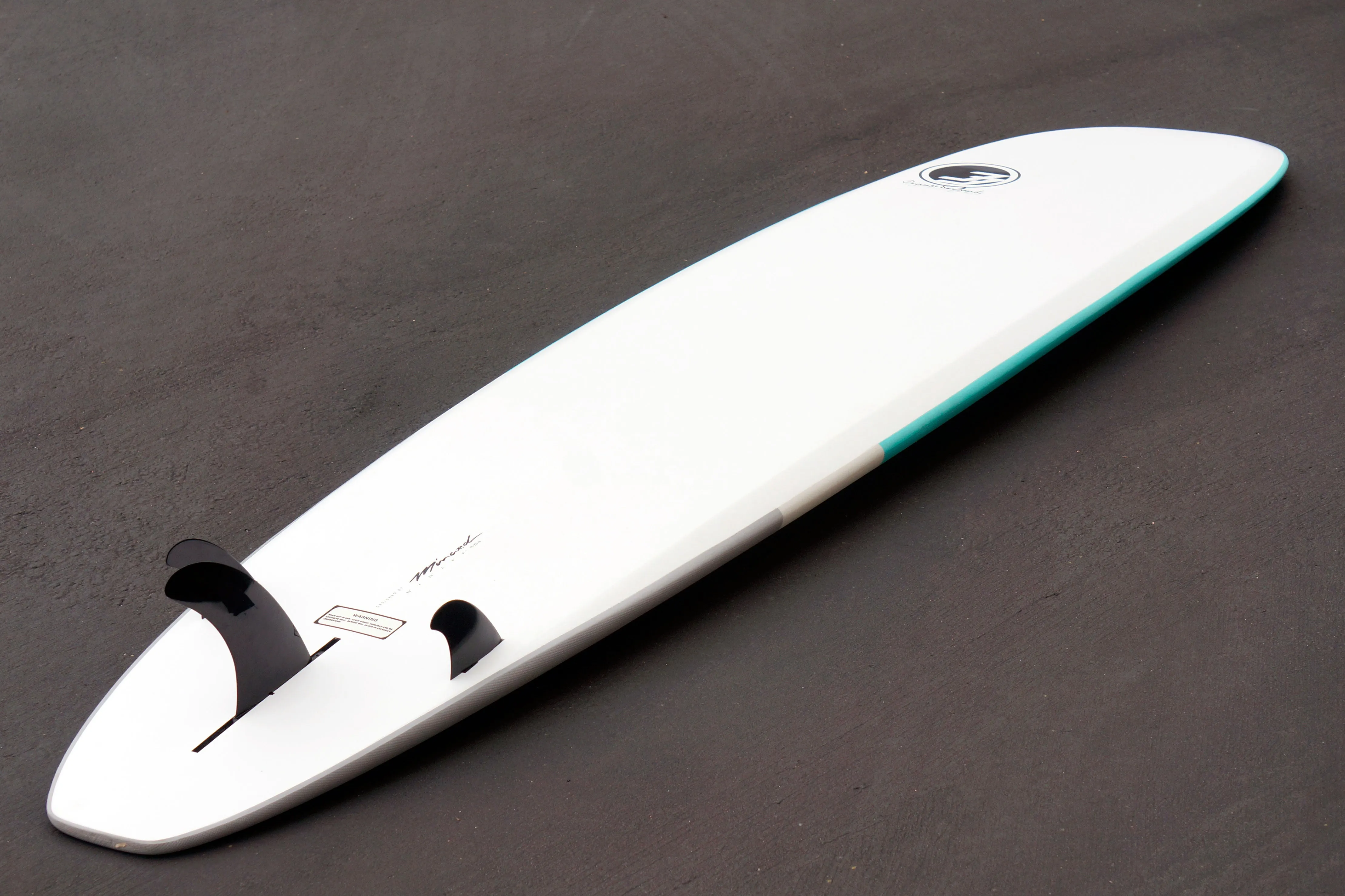 9' Ultimate Longboard Surfboard Aqua Dip (Hybrid Epoxy Softtop)