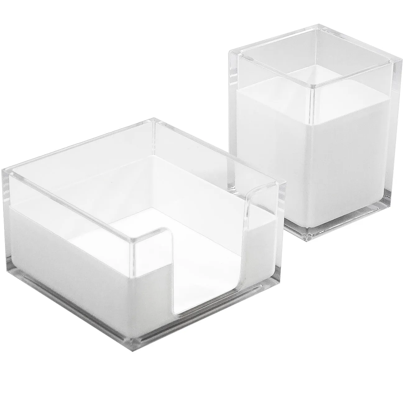 Acrylic Desk Organizer Set (3 Piece)