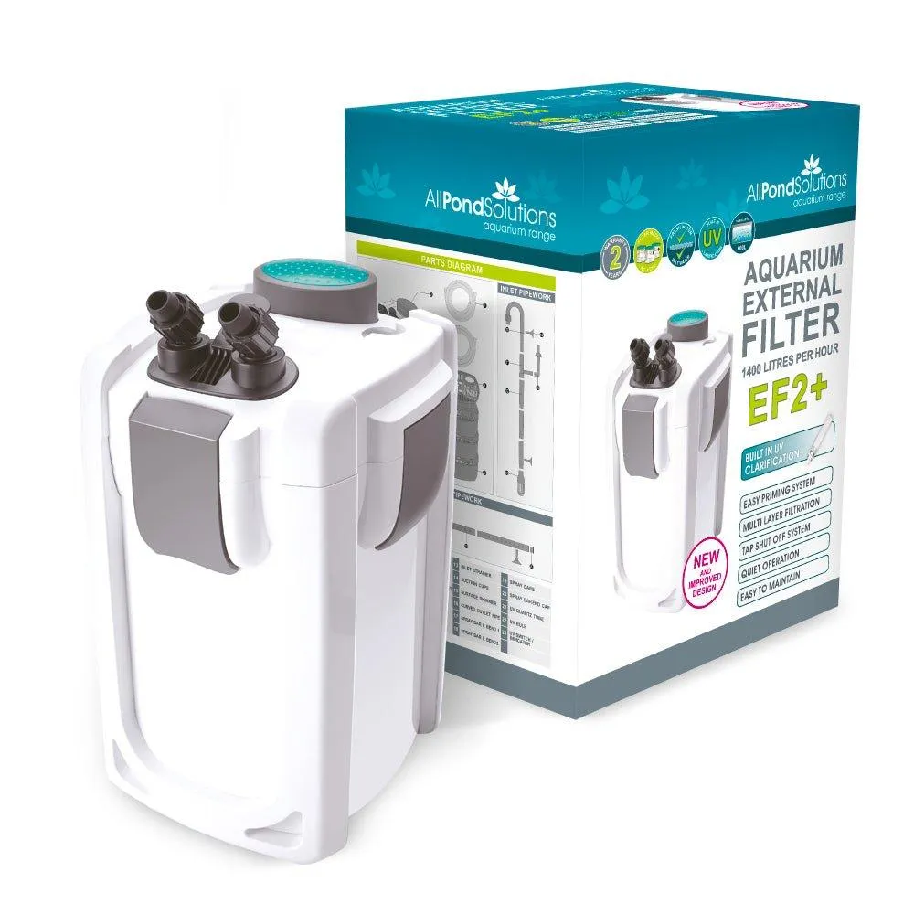 AllPondSolutions 1400L/H   9W UV Aquarium External Filter EF2 