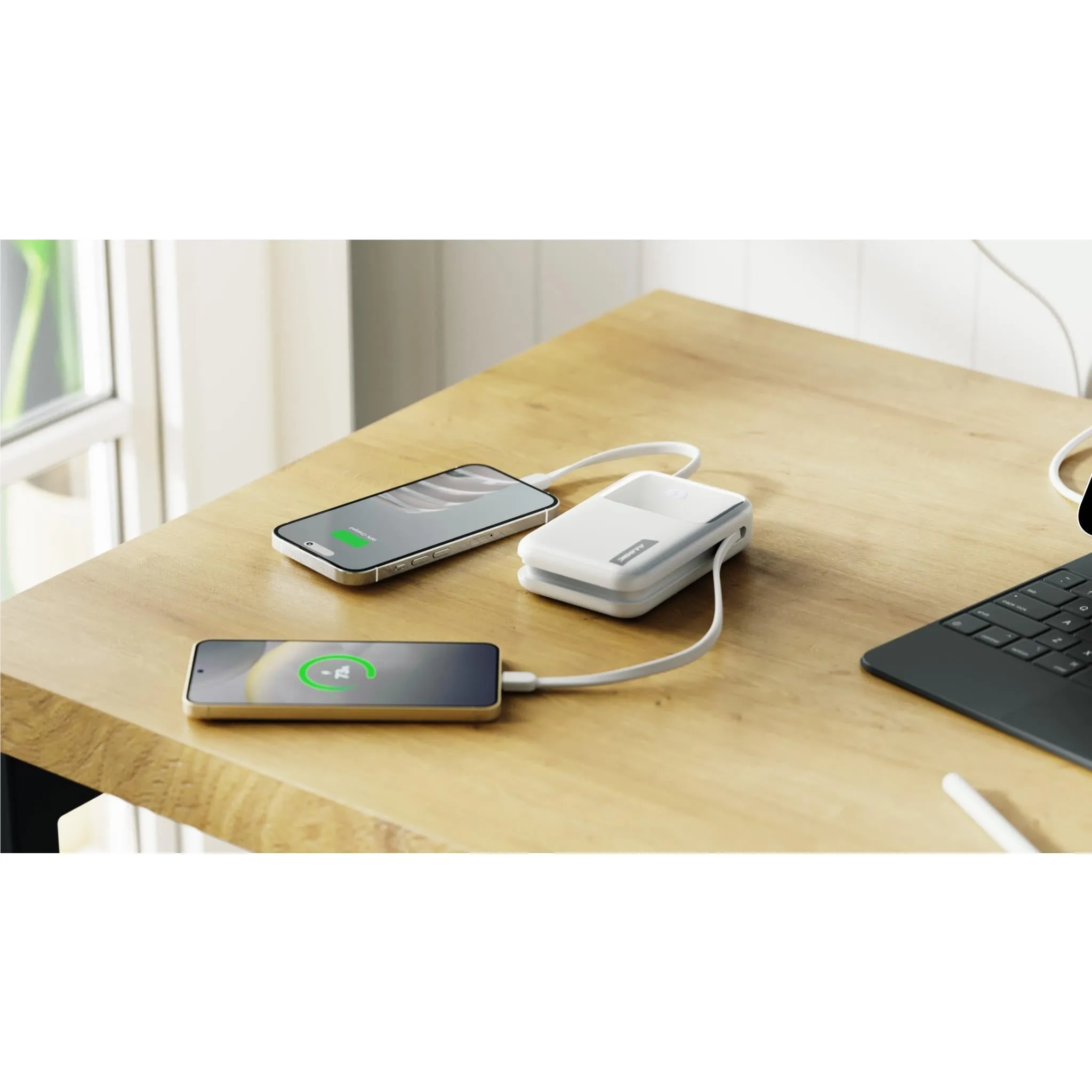 ALOGIC 20K 30W Tandem Powerbank with USB-C & Lighting (White)