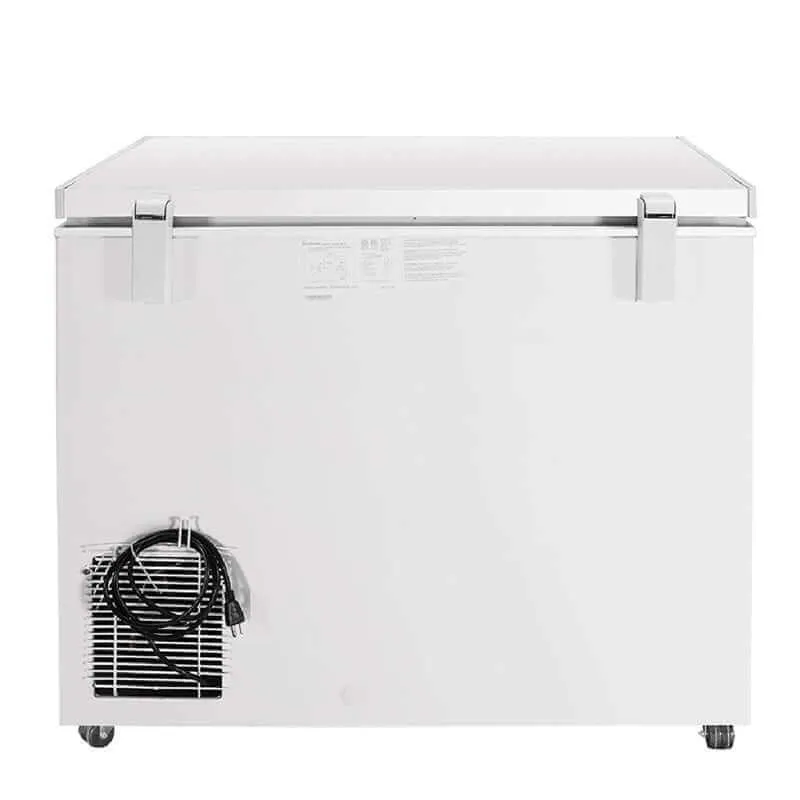 Bluelinetech BCF7FA 7.0 Cu ft Small Chest Freezer White with Wire Storage Basket Deep Freezer