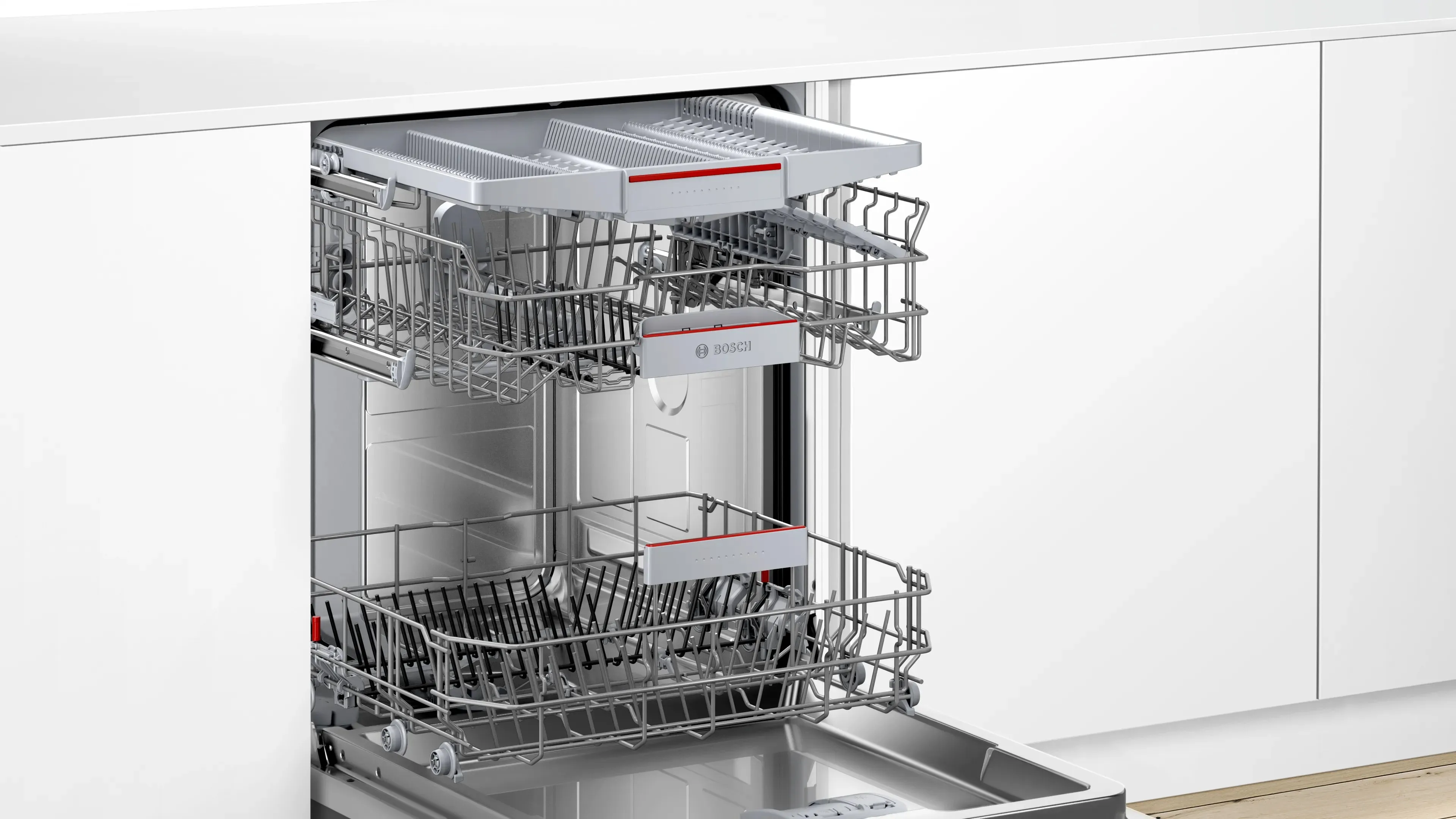 Bosch SMV6HMX01I Serie | 6 Fully Integrated in Built Dishwasher, 60 cm 15 Place Setting Dishwasher