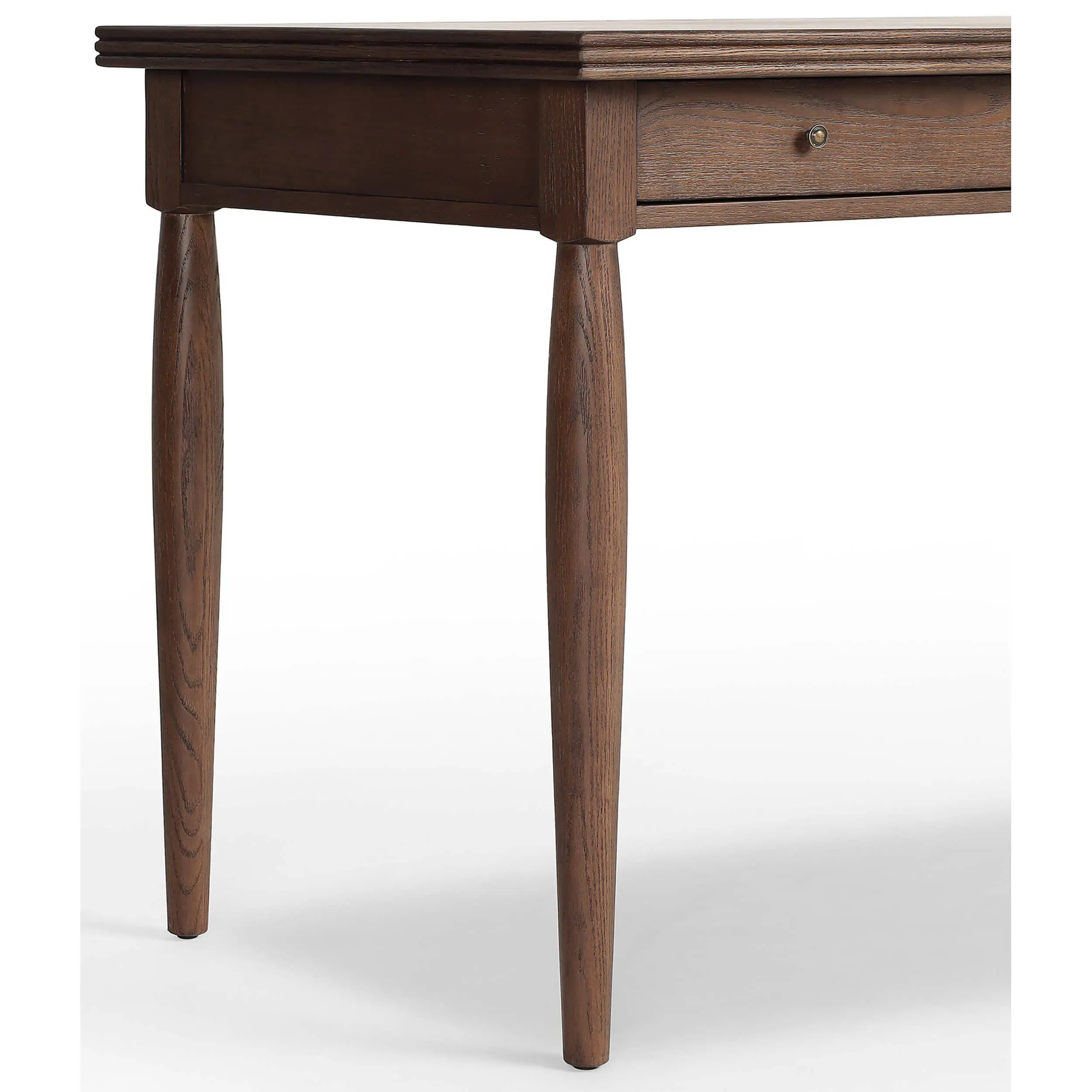 Bowfront Desk, Drifted Oak