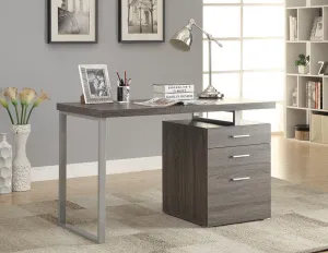 Brennan Desk - 3-drawer Brennan Office Desk Weathered Grey