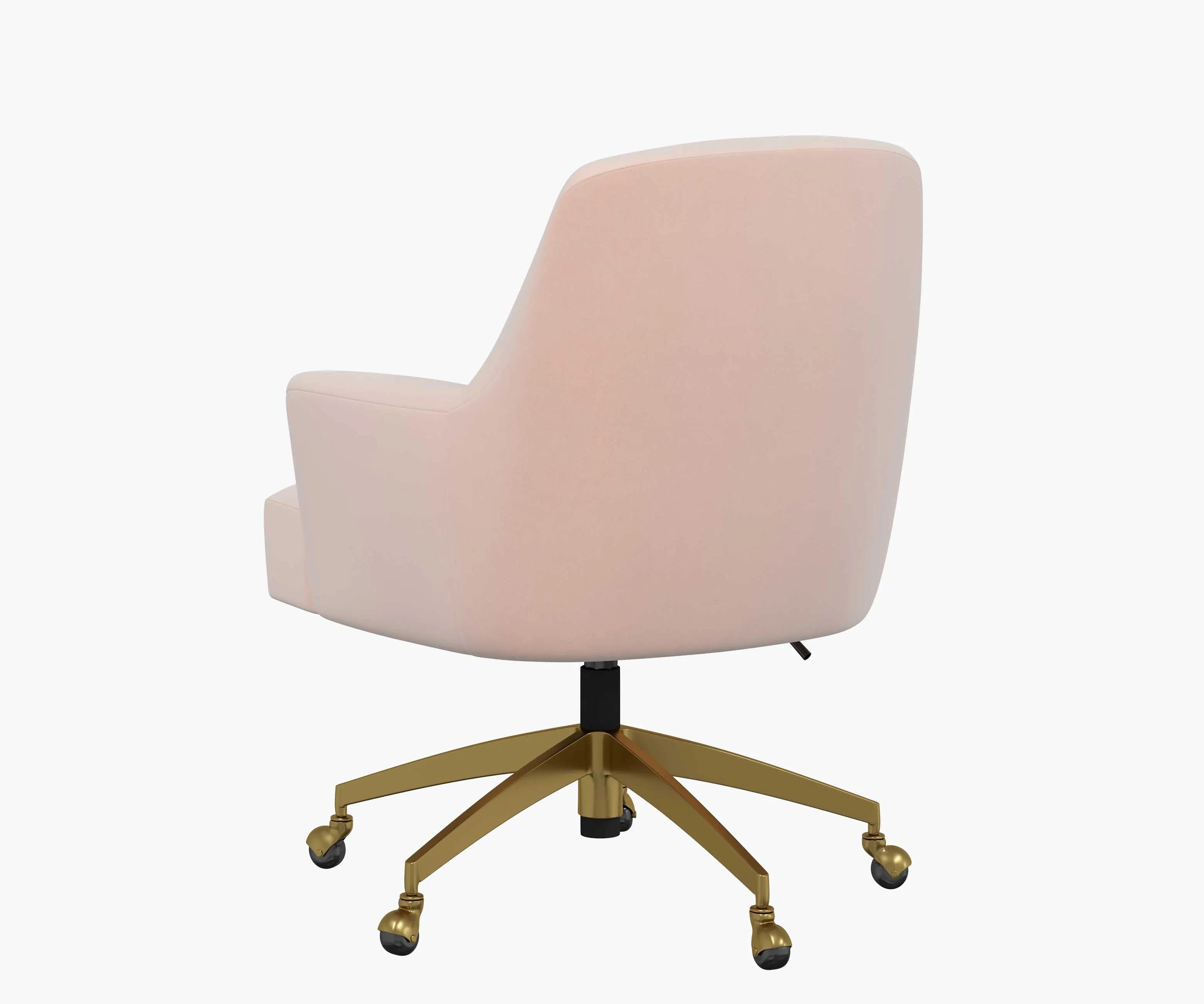 Cambridge Desk Chair - Blush Velvet