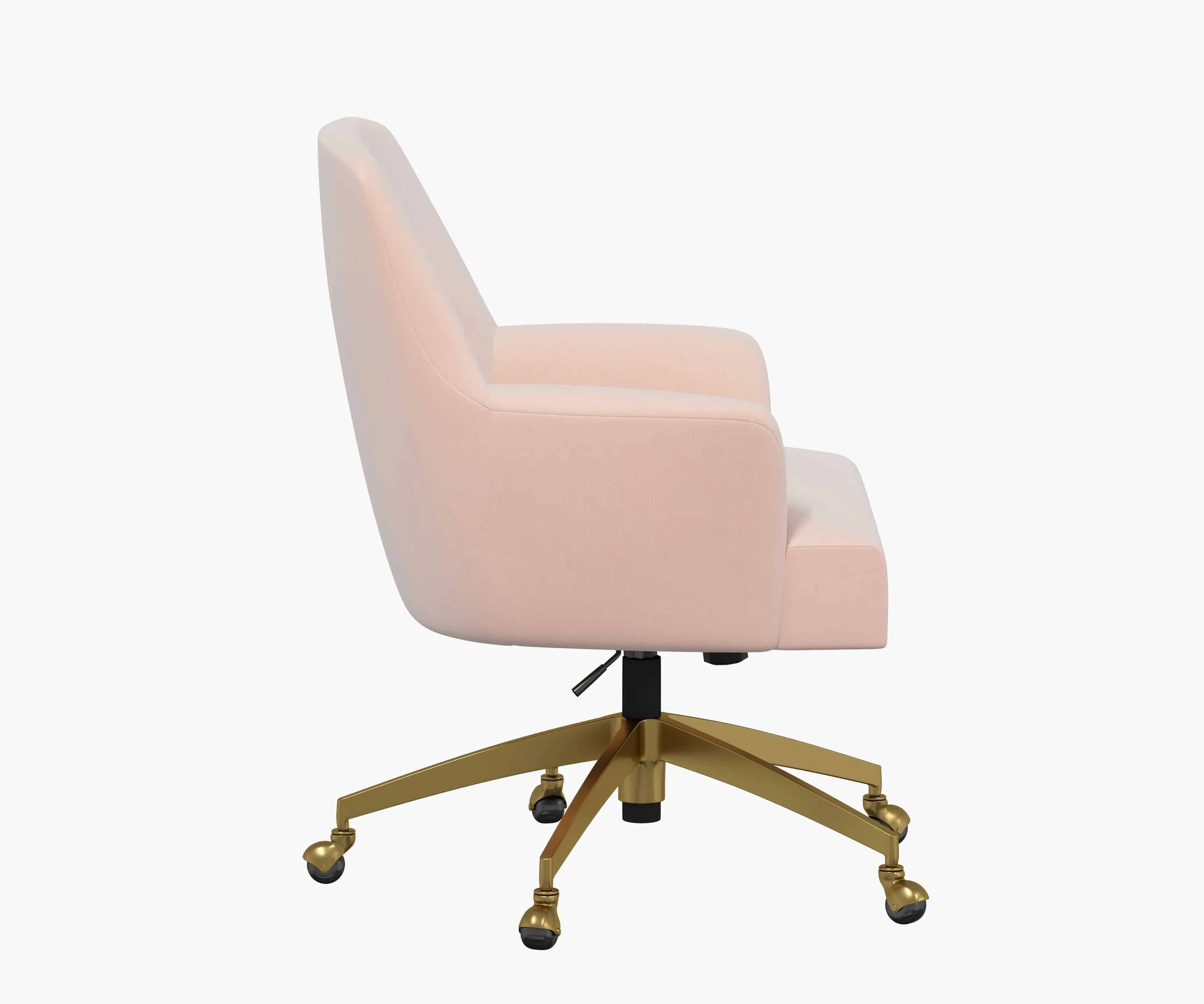 Cambridge Desk Chair - Blush Velvet