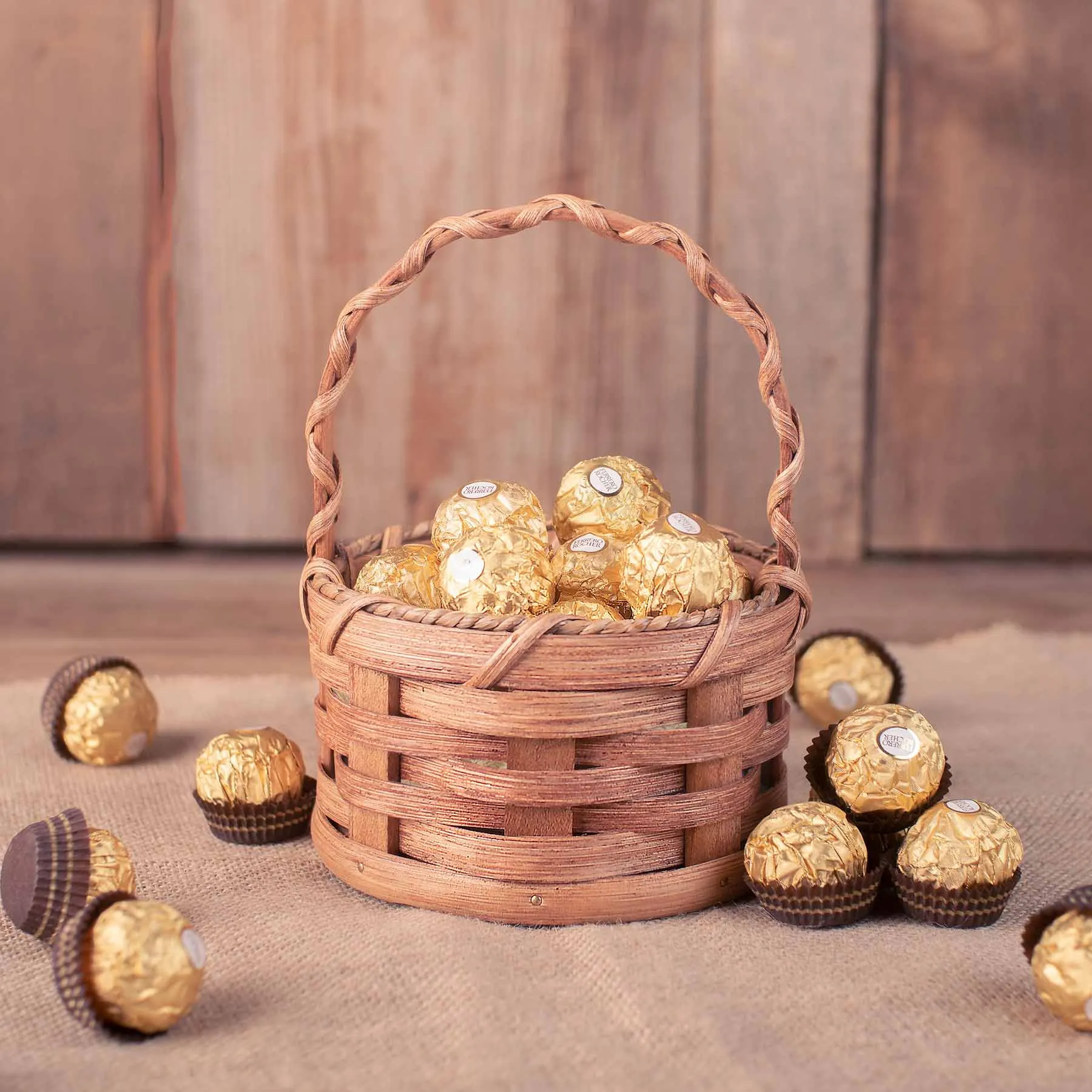 Candy & Gift Giving Basket | Amish Wicker Basket w/Handle