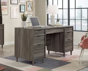 Clifford Place Executive Desk Jet Acacia