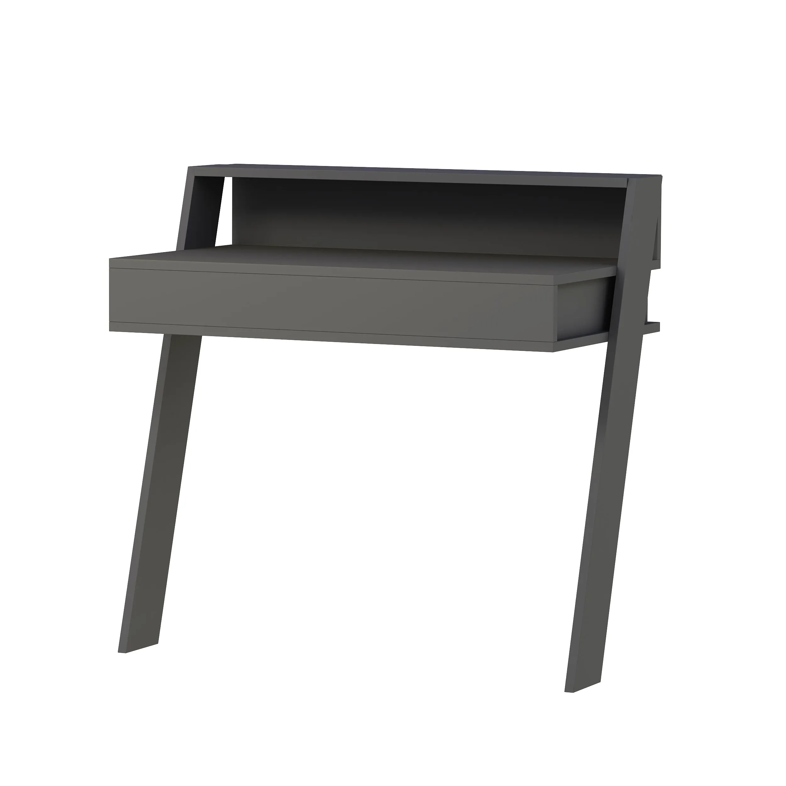 Cowork Modern Desk Wall Mounted With Drawer Width 94cm