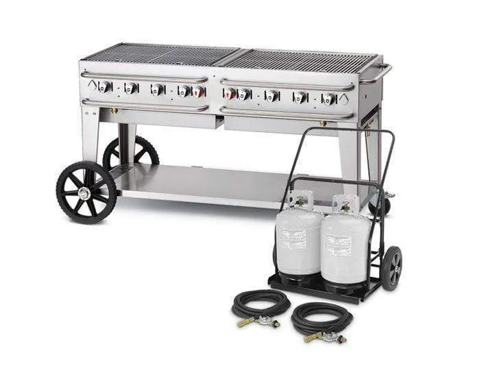 Crown Verity Premium Mobile Grill Club Series with Tank Cart