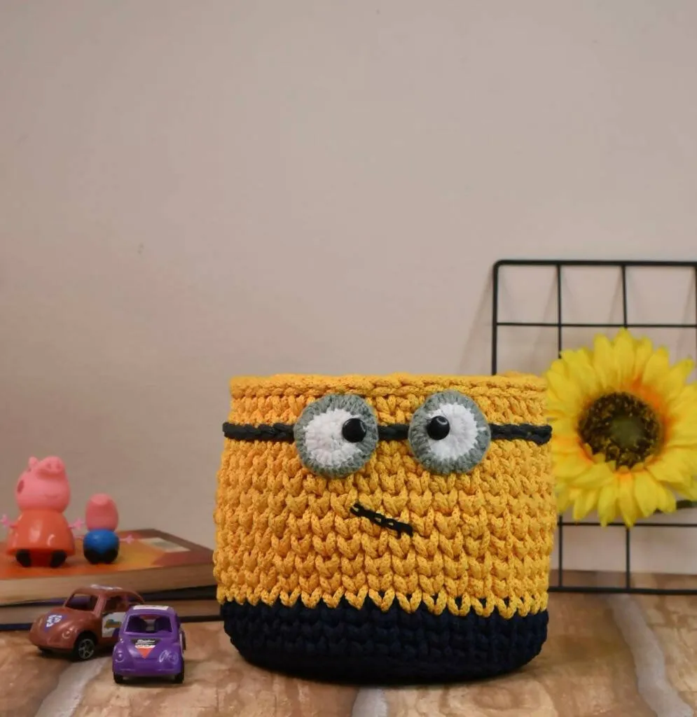 Cute and Cuddly Minion Basket