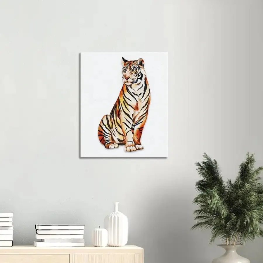 Decorative Wall Art / Canvas Tiger Print