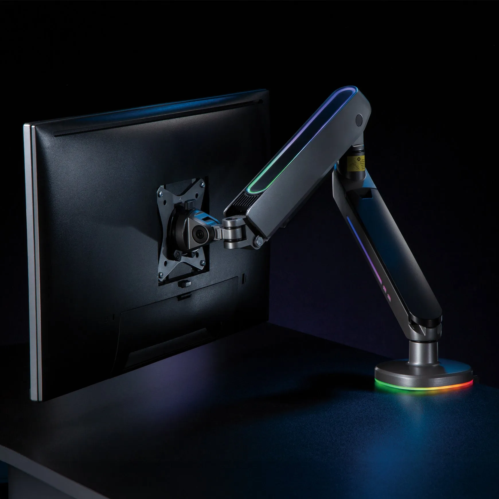 Desky Single LED Monitor Arm