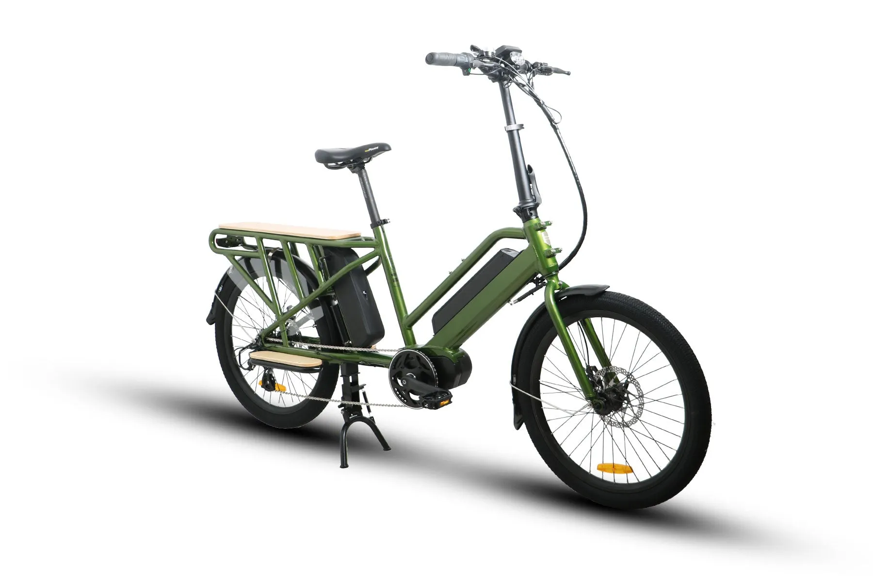 EUNORAU G20-CARGO 48V/11.6Ah 500W Mid Motor Dual Battery Cargo Electric Bike