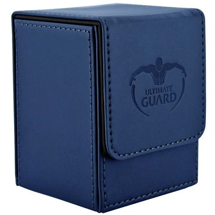 Flip Deck Case 100  Leatherette Dark Blue