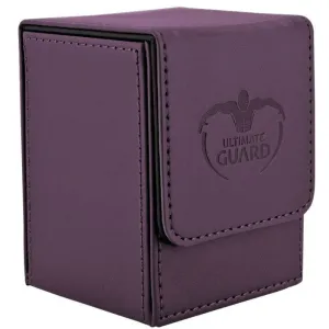 Flip Deck Case 100  Leatherette Purple