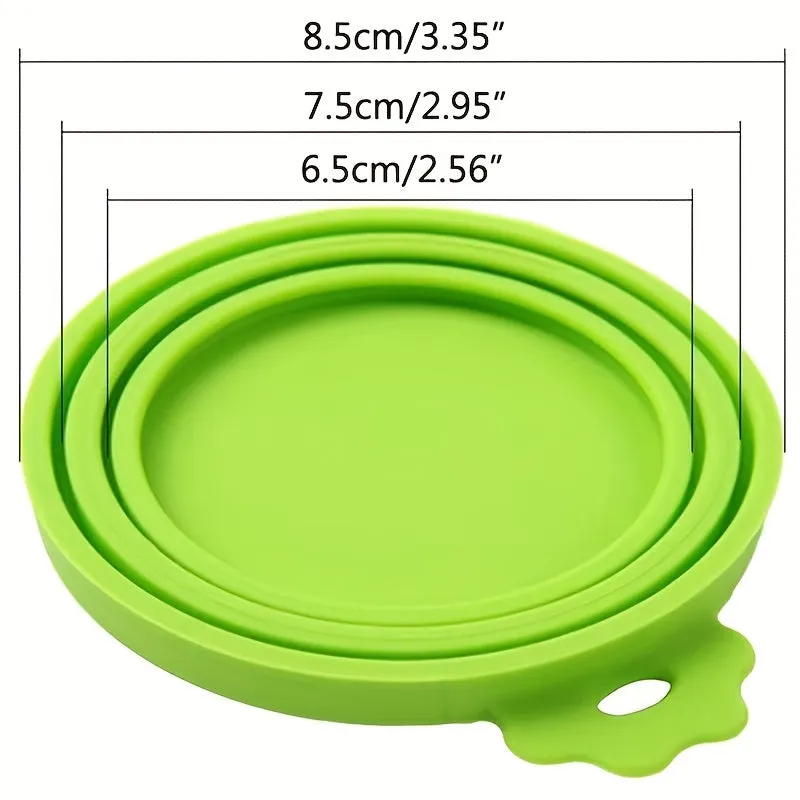 Fresh and Sealed 3in1 Silicone Pet Food Can Covers