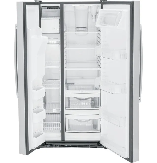 GE GSS23GYPFS 23.0 Cu. Ft. Side-By-Side Refrigerator in Fingerprint Resistant Stainless