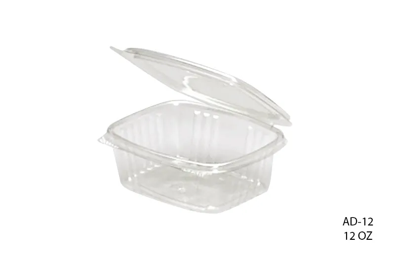 HINGED SALAD CONTAINERS