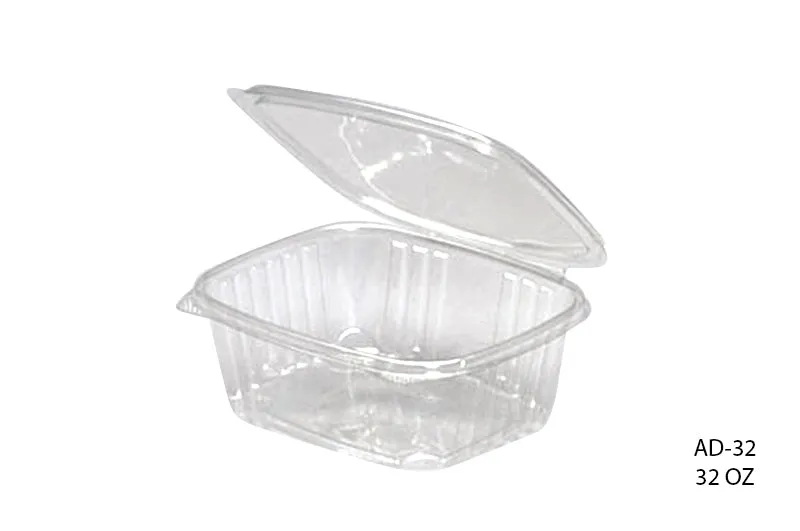 HINGED SALAD CONTAINERS