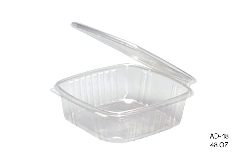 HINGED SALAD CONTAINERS