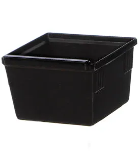 Interlocking Plastic Bins - Black