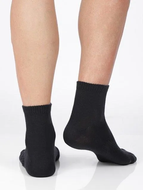 Jockey Unisex Ankle Length Socks - Black