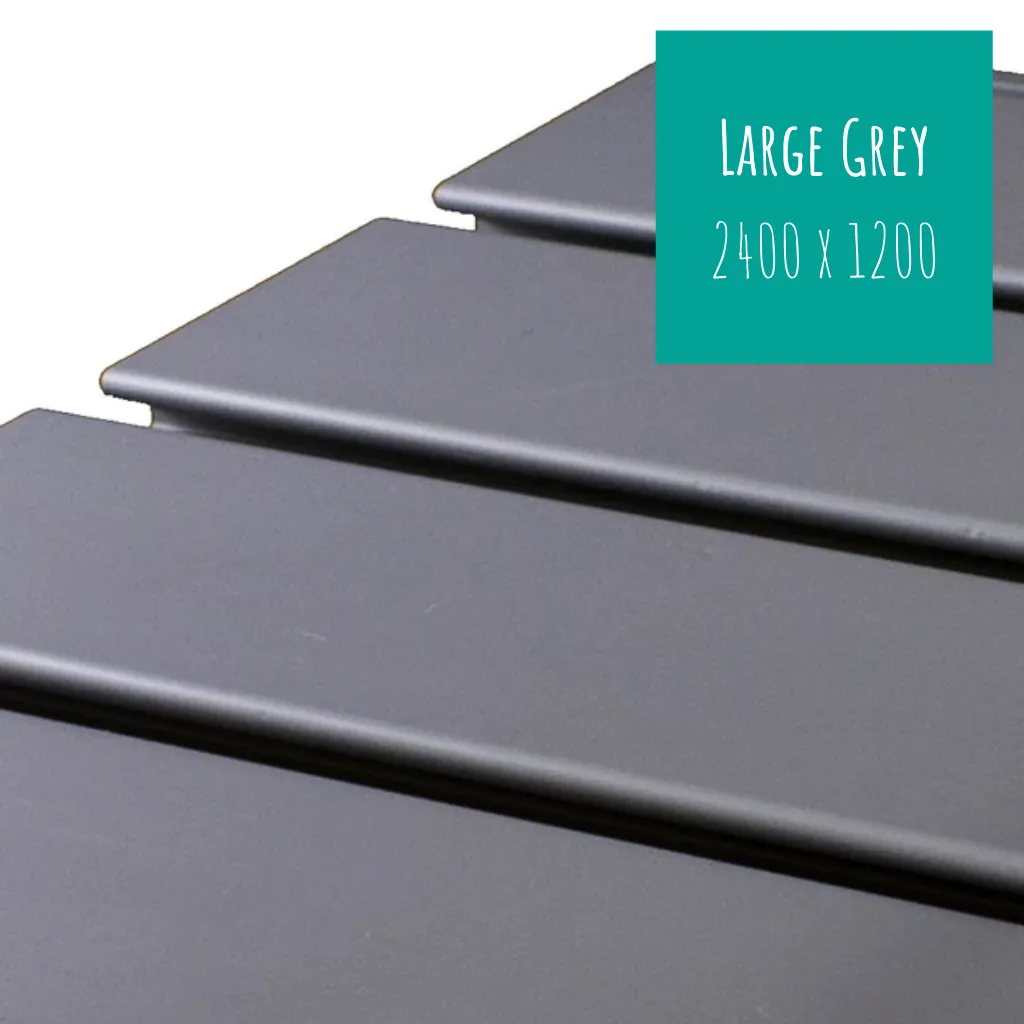 Large Grey Slatwall Panel Pack