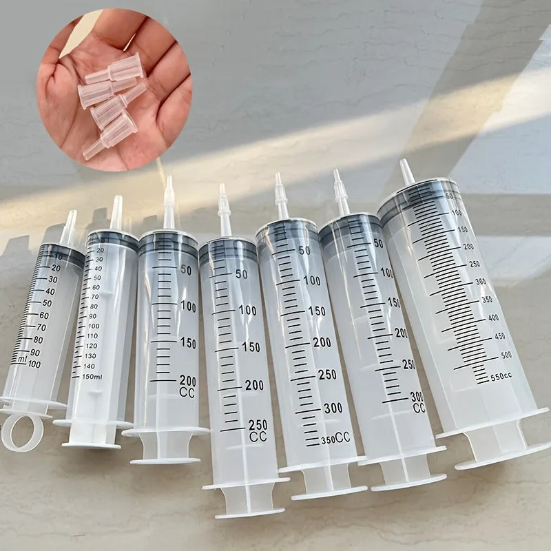 Large Sterile Sealed Syringe Pack 100550ml  Ideal for Pet Feeding