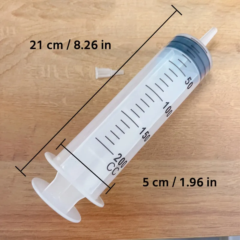 Large Sterile Sealed Syringe Pack 100550ml  Ideal for Pet Feeding