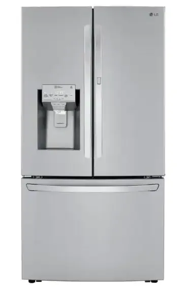 LG 29.7 cu. ft. Smart French Door Refrigerator, Door-In-Door, Dual Ice Makers with Craft Ice in PrintProof Stainless Steel