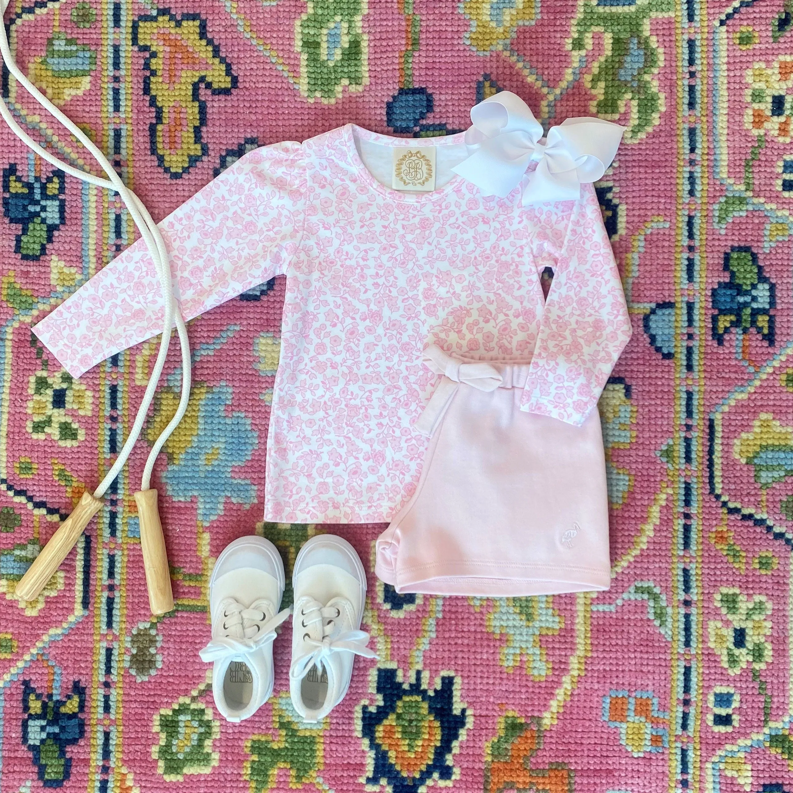 Long Sleeve Penny's Play Shirt & Onesie - Greenville Garden