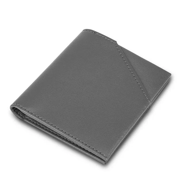 Men's RFID Ultra-Thin Leather Bifold Wallet