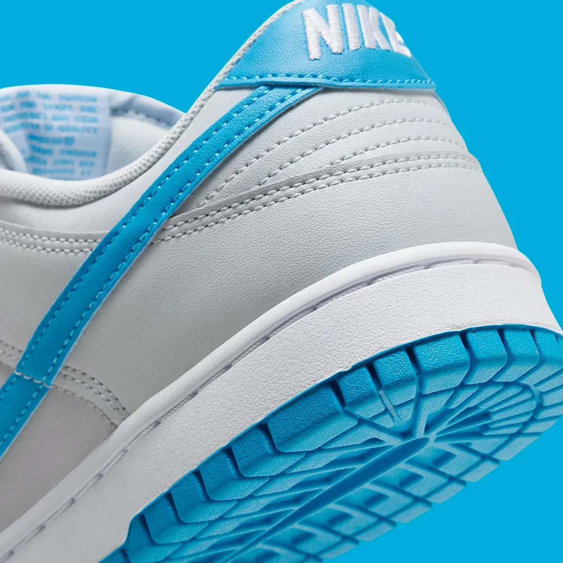 Nike Dunk Low Retro Pure Platinum Blue Lightning