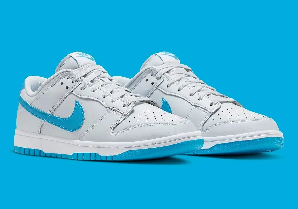 Nike Dunk Low Retro Pure Platinum Blue Lightning