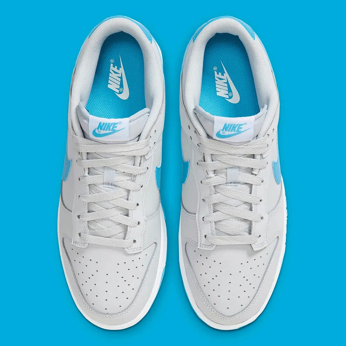 Nike Dunk Low Retro Pure Platinum Blue Lightning