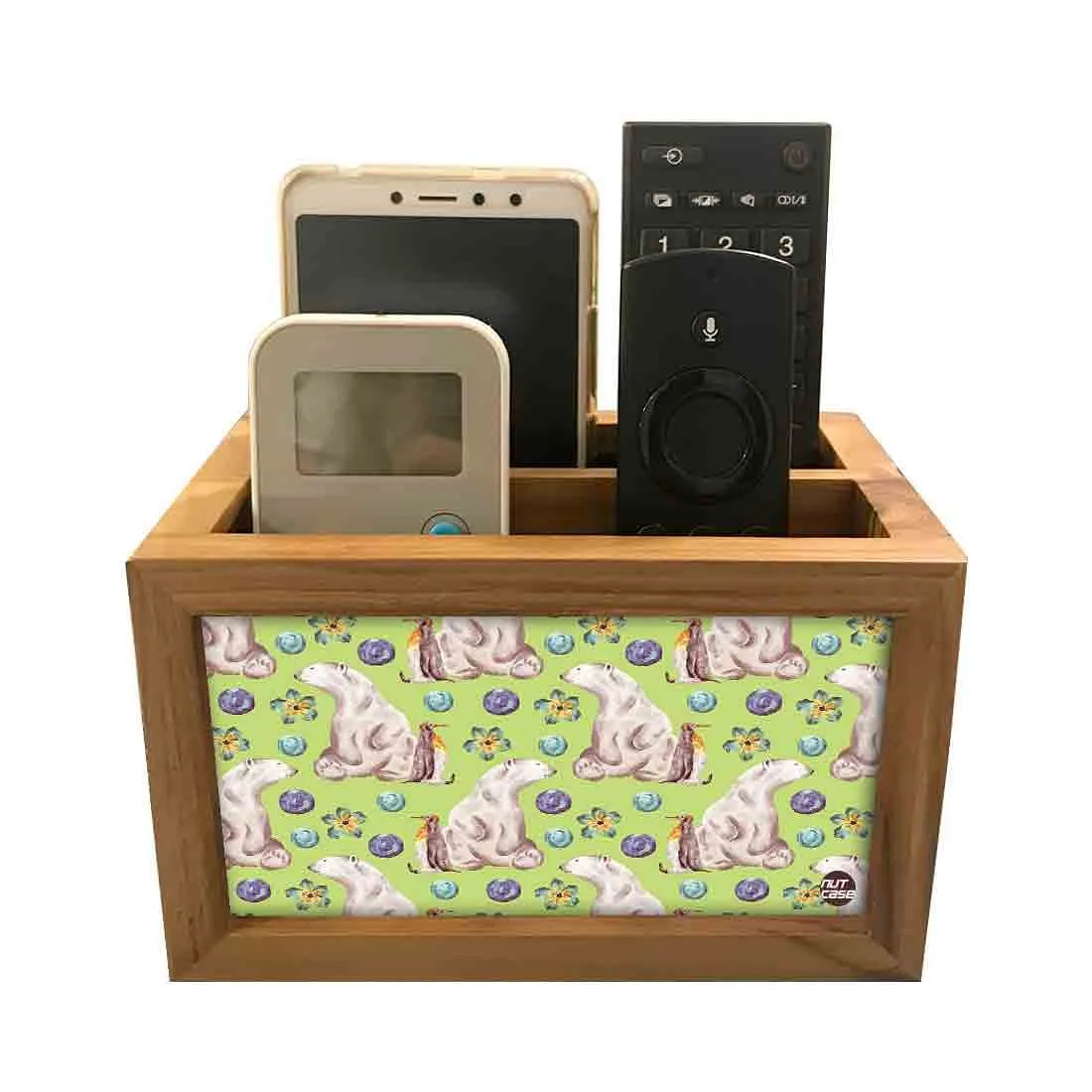 Organizer For TV AC Remotes - Polar Bear Forest