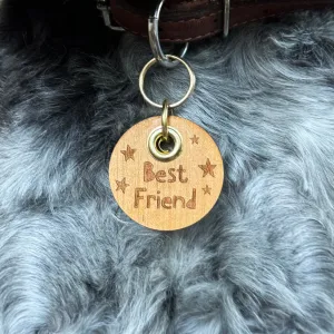 Personalised Wooden Pet Tag