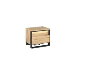 Quant Bedside (LED Included) - Oak Artisan