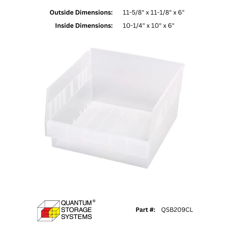 Quantum QPRD-209CL Clear-View Double Sided Pick Rack