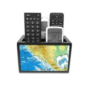 Remote Control Stand Holder Organizer For TV / AC Remotes -  Atlas Map