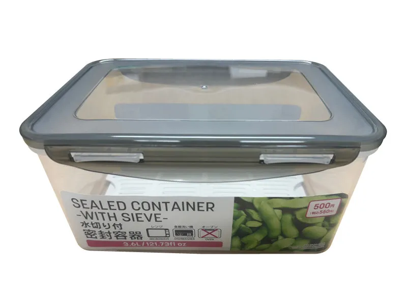 Sealed Container 3.6L with Sieve