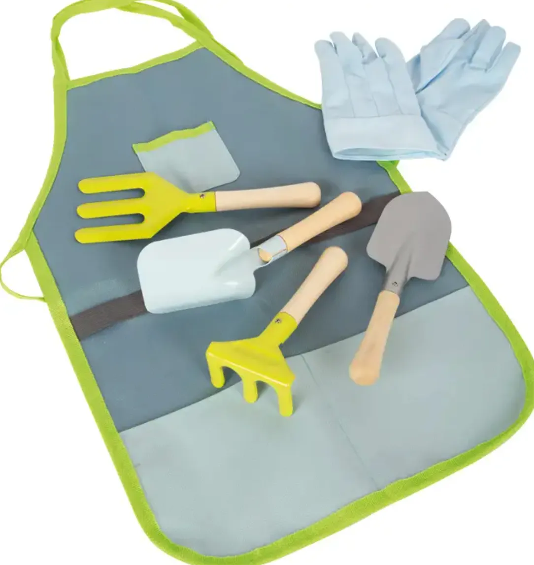 Small Foot Gardening Apron With Tools Playset