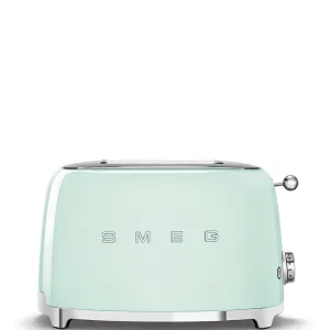 Smeg 950W 2 Slice Toaster - Pastel Green | TSF01PGUK