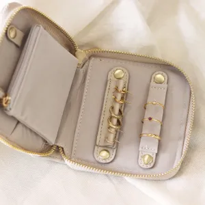 Stackers Oatmeal Compact Jewellery Roll