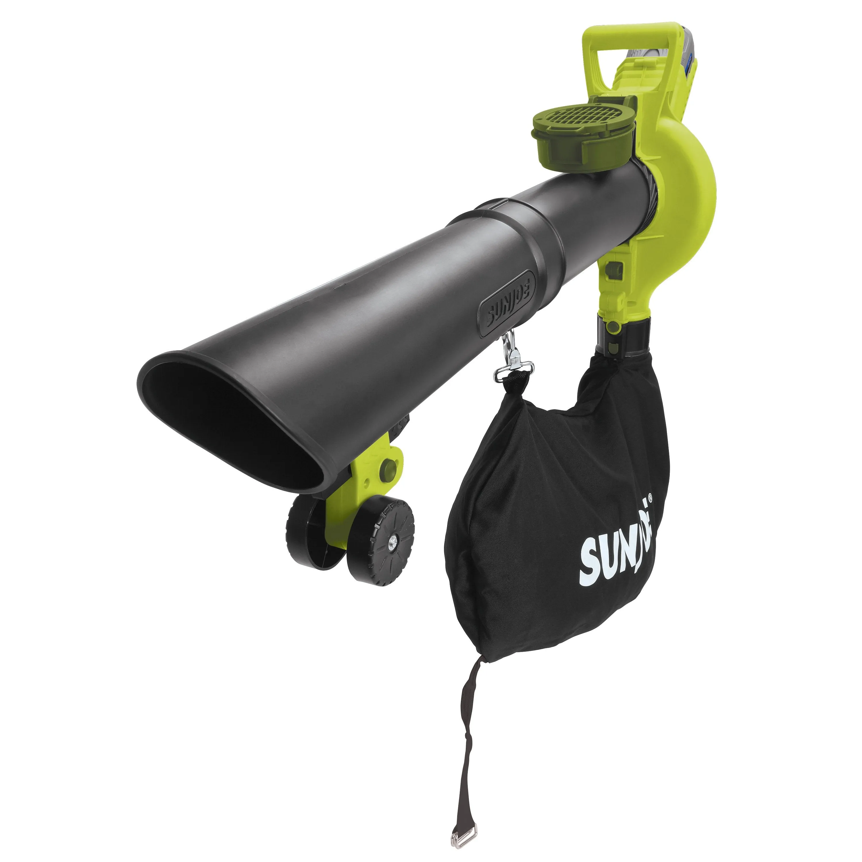 Sun Joe iONBV 40-Volt iONMAX Cordless 3-in-1 Blower Vacuum Mulcher Kit | 200-MPH | W/ 4.0-Ah Battery and Charger