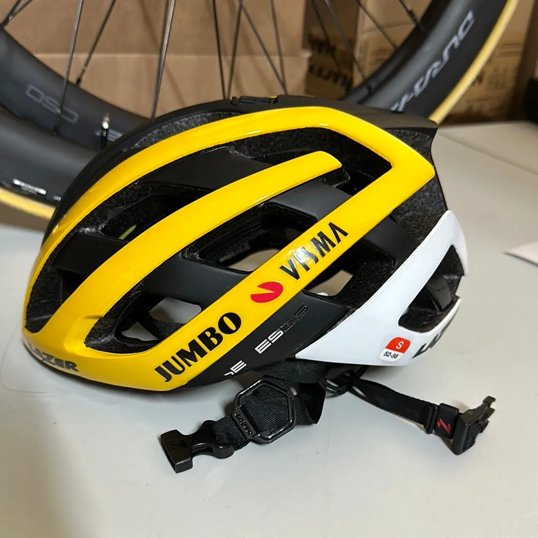 Team Jumbo Visma - Lazer Genesis MIPS - Yellow White Black 2022