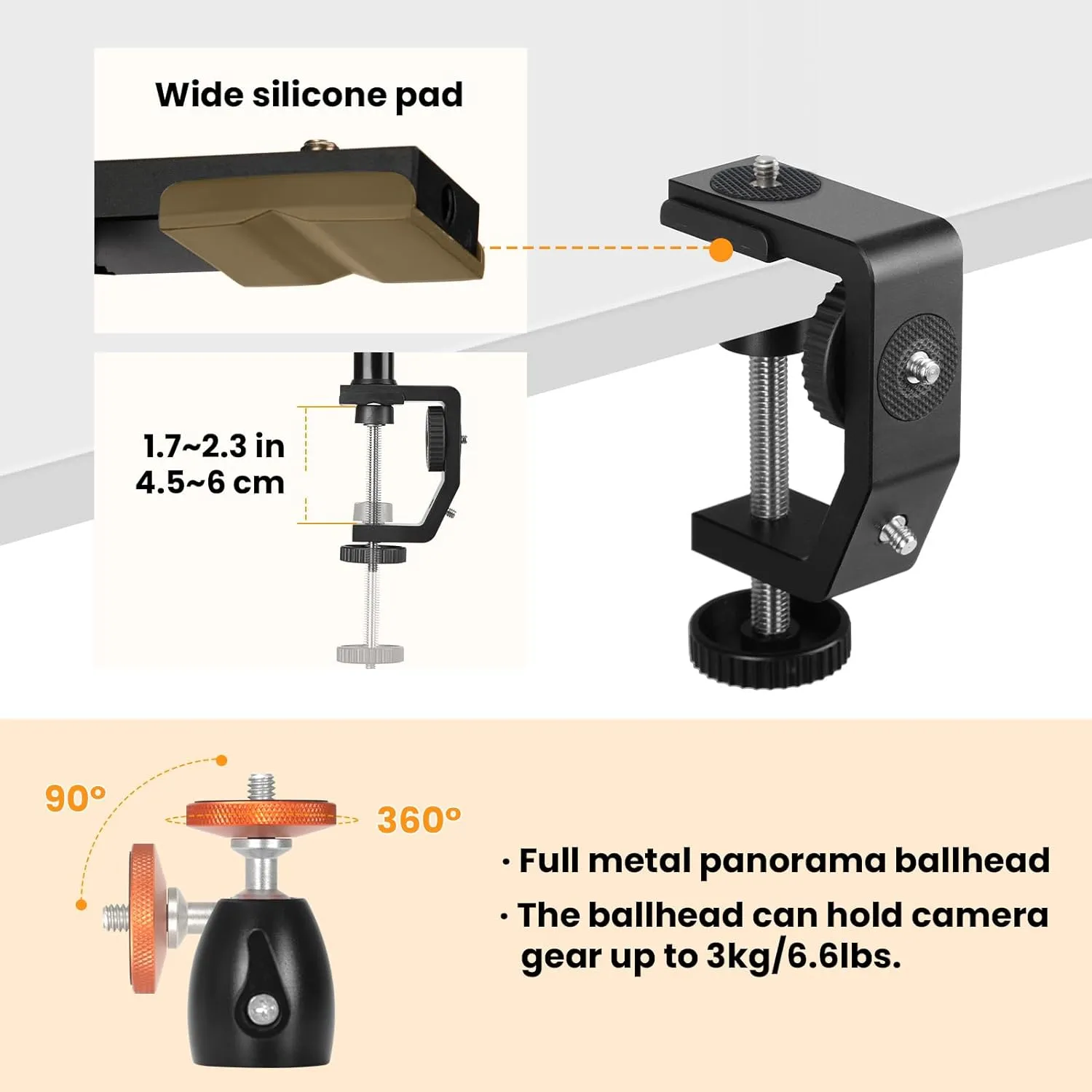 TR-C 2-in-1 Multi-Purpose C-Clamp